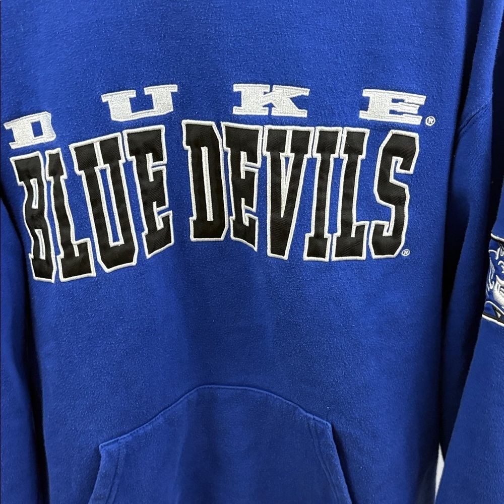 Vintage Duke University Blue Devils Hoodie Men’s Stadium Stitched Cameron - Picture 4 of 9
